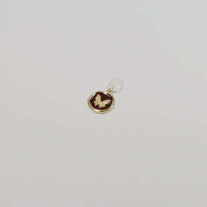golden butterfly • Charm