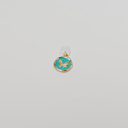 golden butterfly • Charm