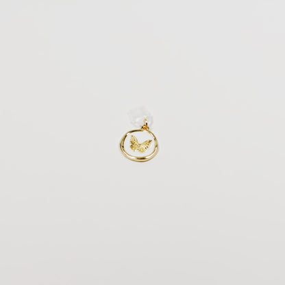 golden butterfly • Charm