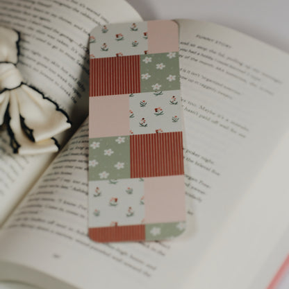 spring patchwork • Bookmark