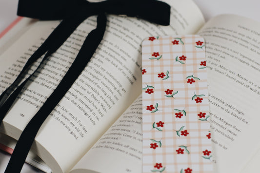 plaid floral • Bookmark