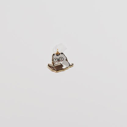 bookish cat • Charm