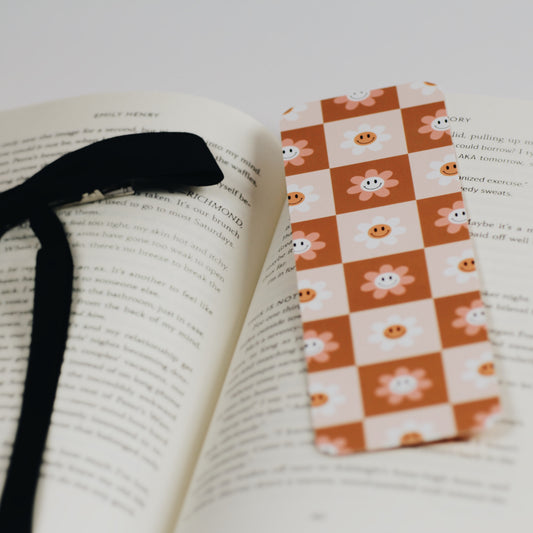 retro smiley (brown) • Bookmark
