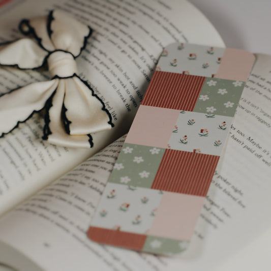 spring patchwork • Bookmark
