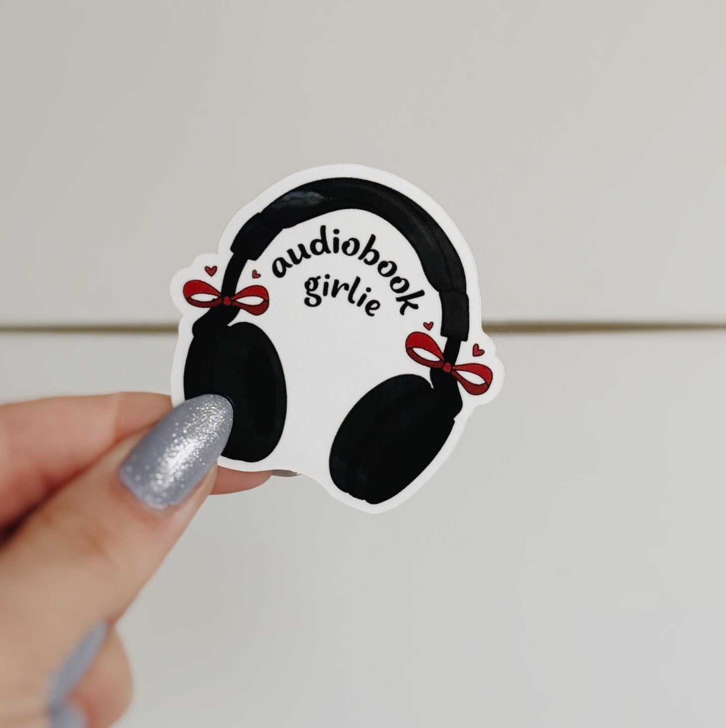 audiobook girlie • Sticker