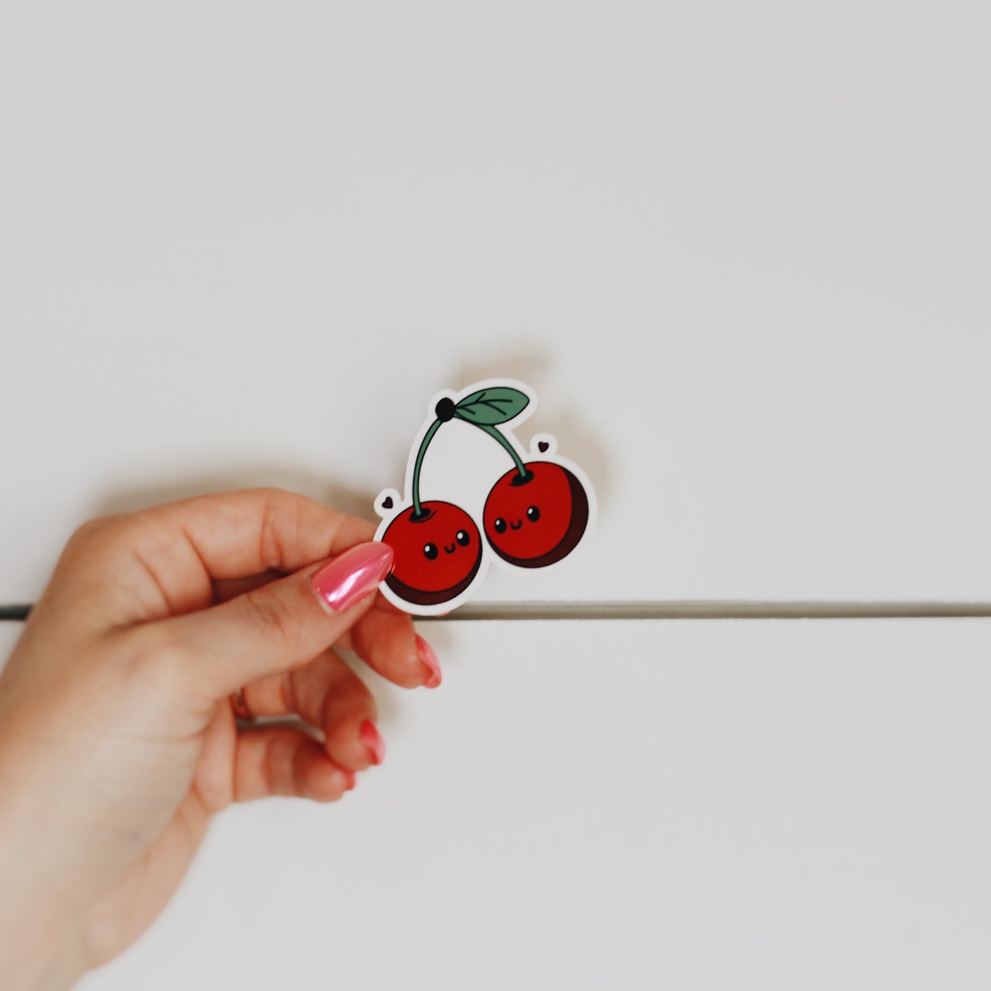 cherry plushie • Sticker