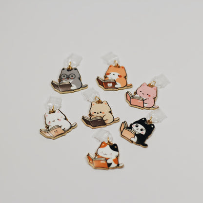 bookish cat • Charm