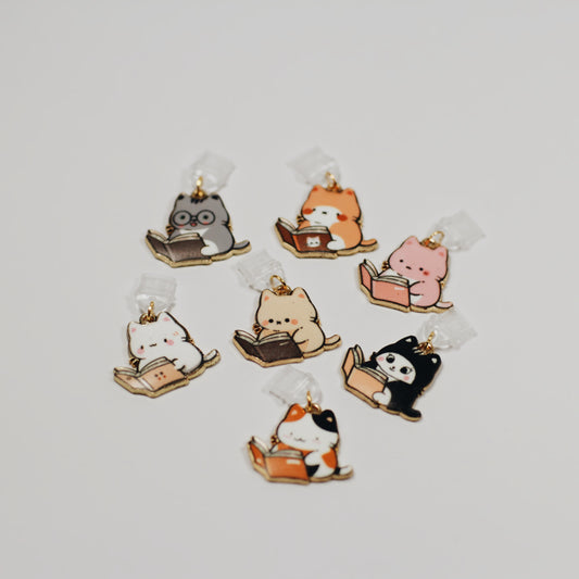 bookish cat • Charm